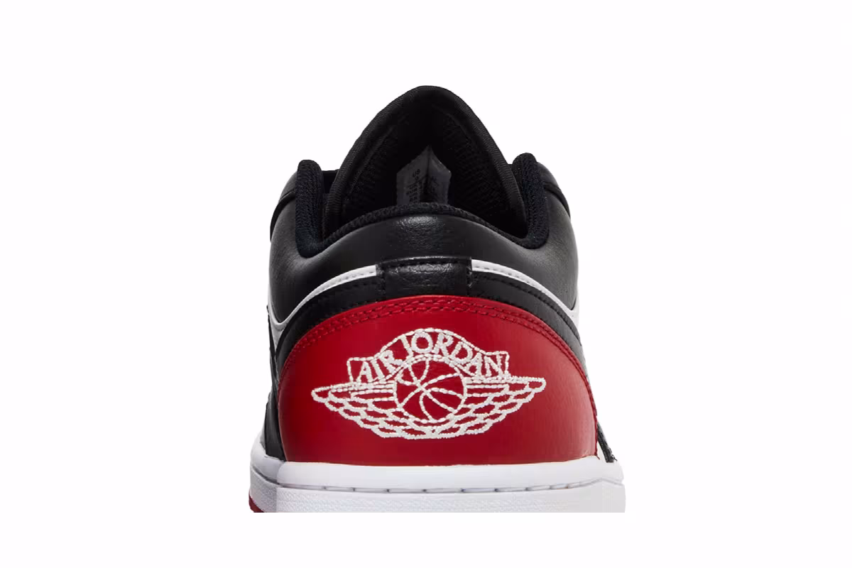 Air Jordan 1 Low Bred Toe 2.0, view 8