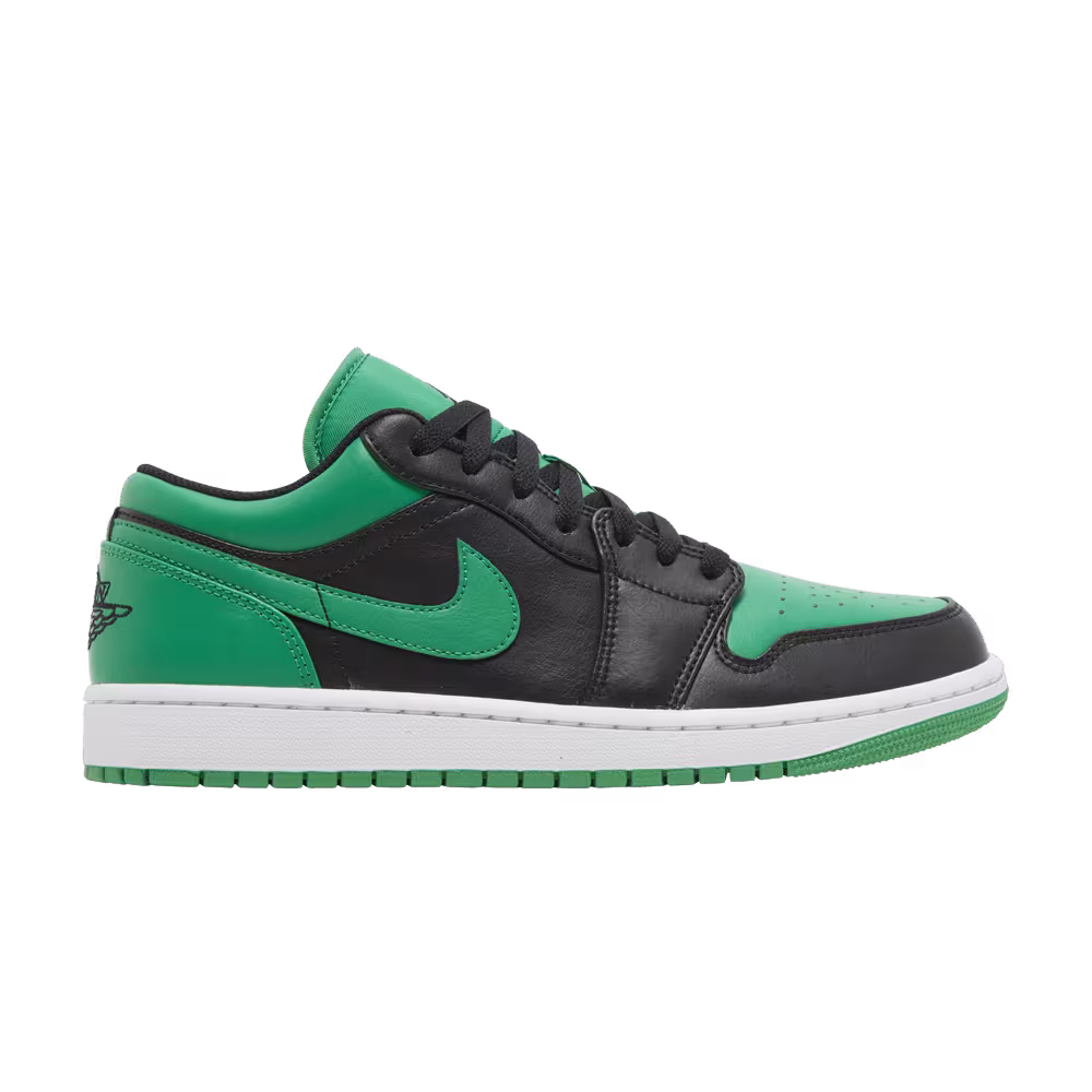 Air Jordan 1 Low Black Lucky Green