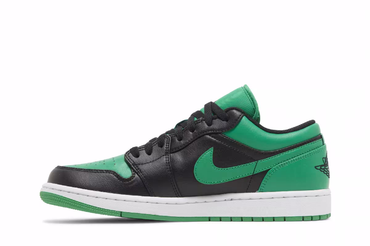 Air Jordan 1 Low Black Lucky Green, view 4