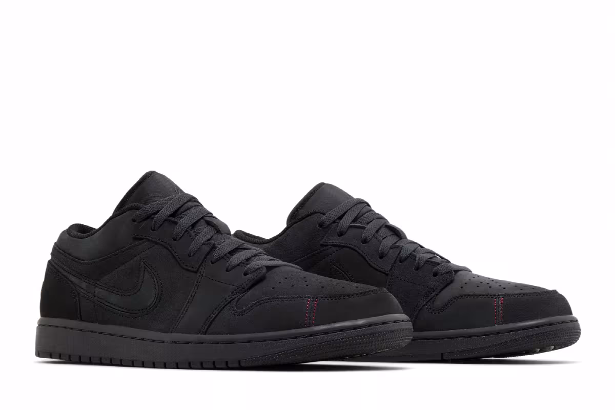 Air Jordan 1 Low SE Craft Dark Smoke Red, view 9