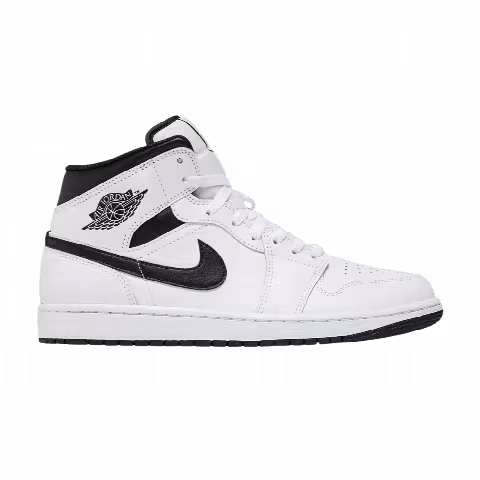 Air Jordan 1 Mid 'White Black'