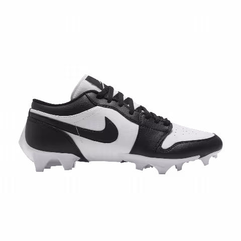 Air Jordan 1 Low TD Cleat 'Black White' 2023