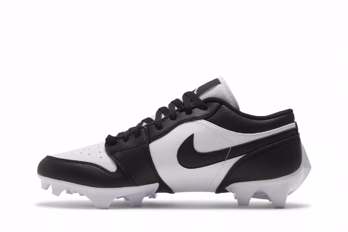 Air Jordan 1 Low TD Cleat Black White 2023, view 4