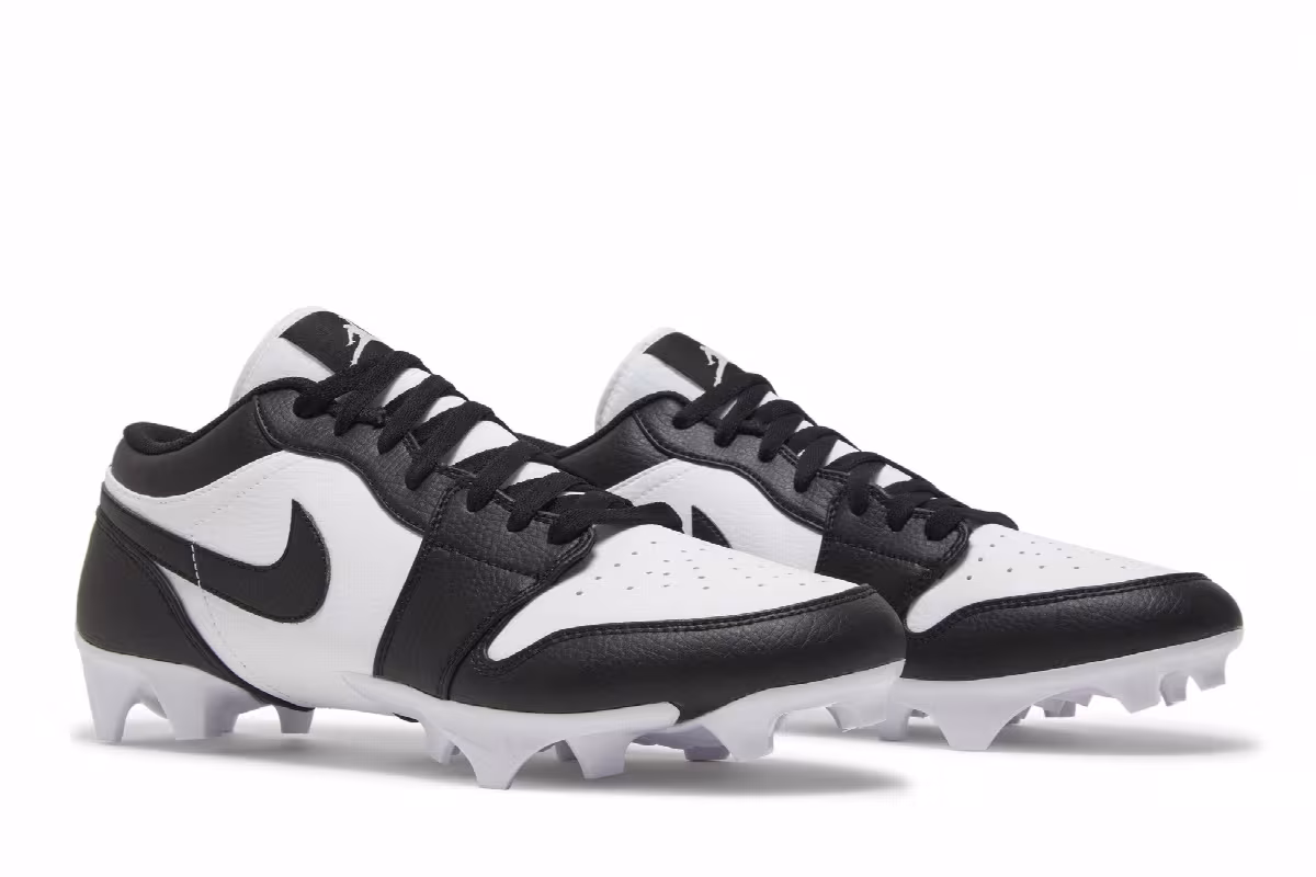 Air Jordan 1 Low TD Cleat Black White 2023, view 9