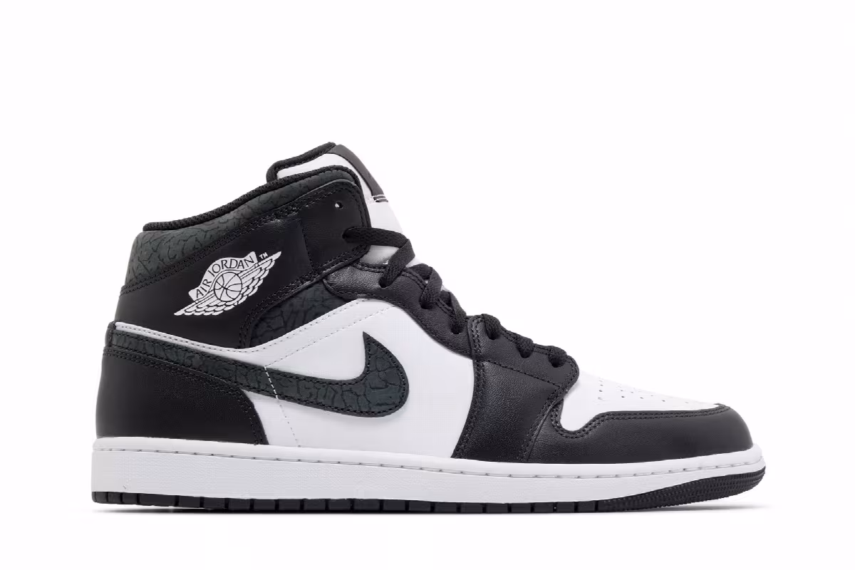 Air Jordan 1 Mid SE Panda Elephant, view 2