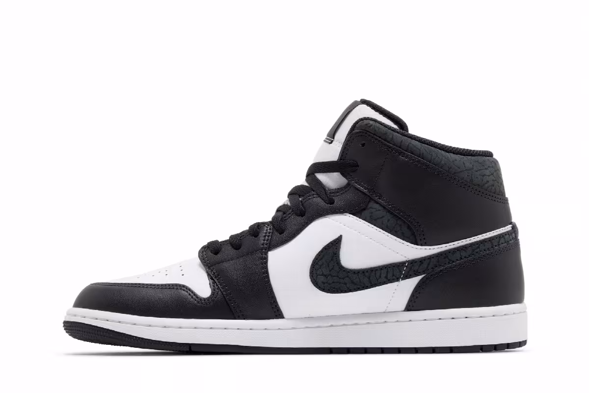 Air Jordan 1 Mid SE Panda Elephant, view 4