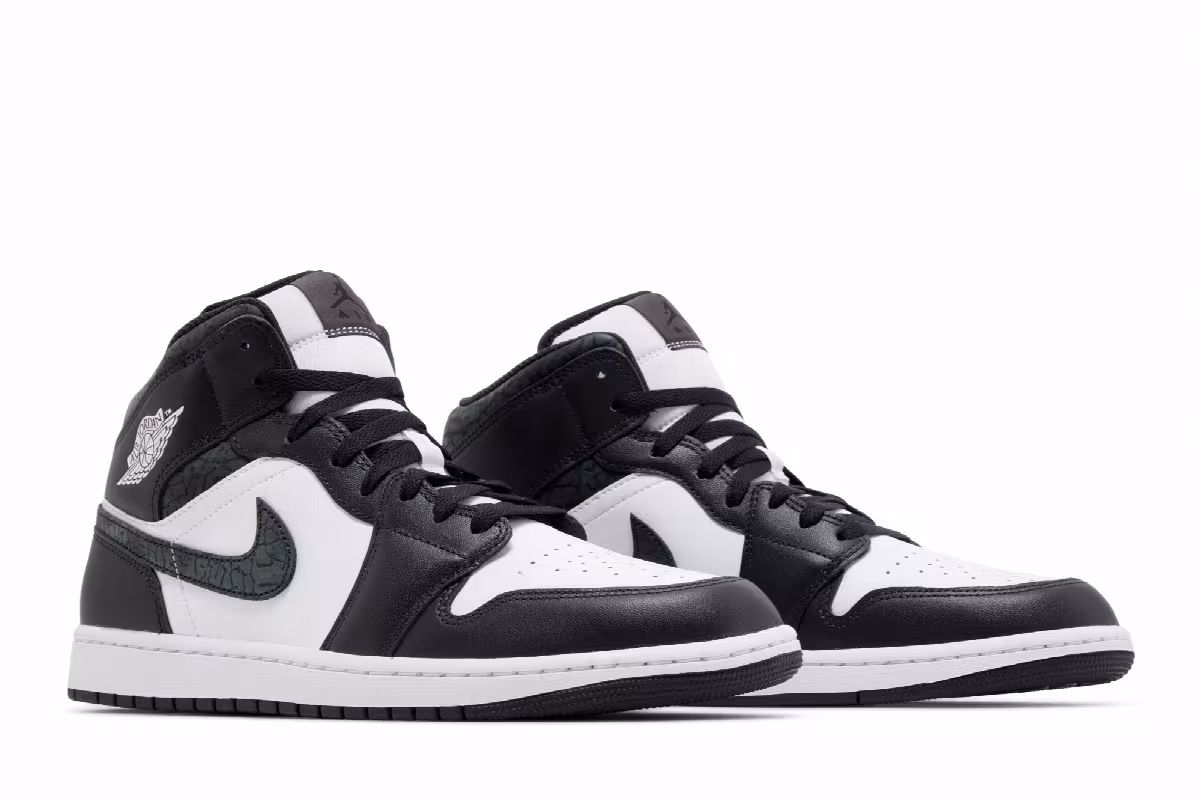 Air Jordan 1 Mid SE Panda Elephant, view 9