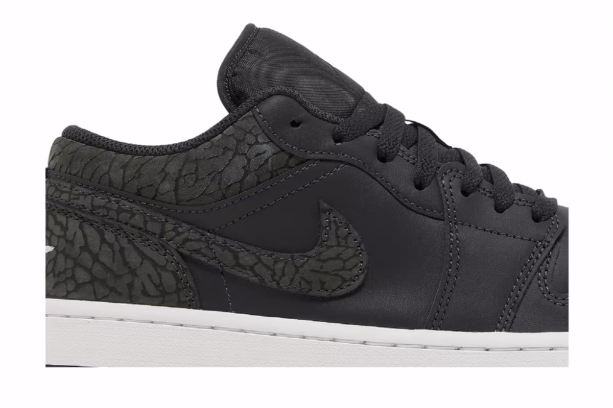 Air Jordan 1 Low SE Black Elephant, view 3