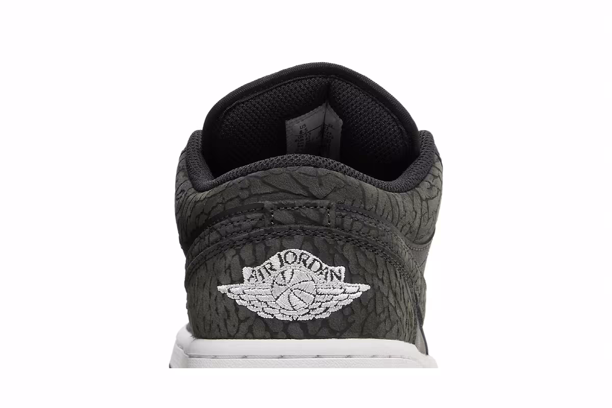 Air Jordan 1 Low SE Black Elephant, view 8