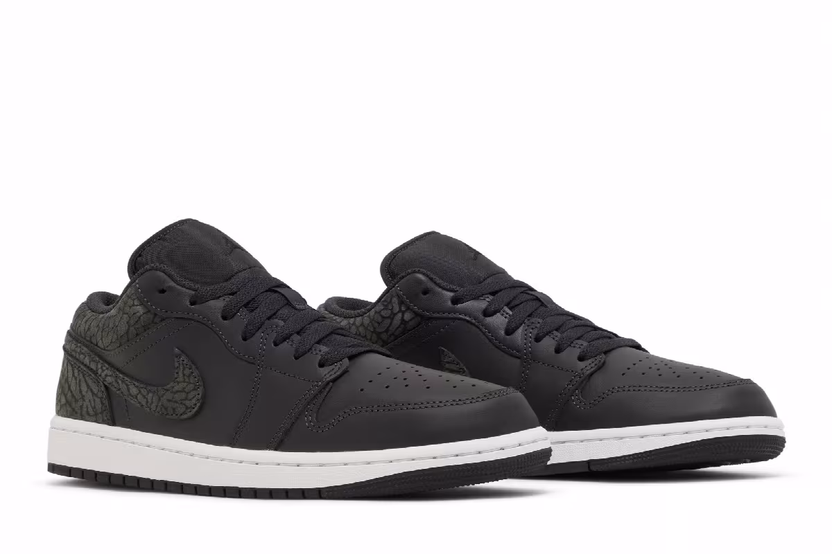 Air Jordan 1 Low SE Black Elephant, view 9
