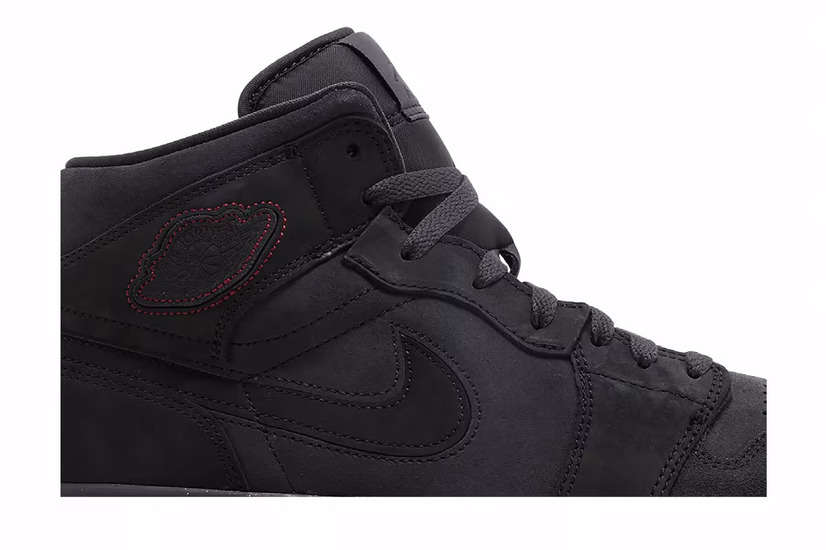 Air Jordan 1 Mid SE Craft Dark Smoke Red, view 3