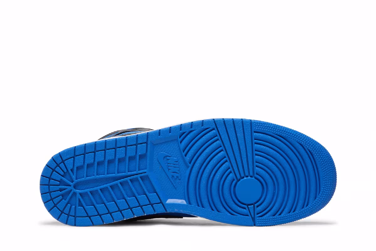 Air Jordan 1 Mid Black Royal Blue, view 5