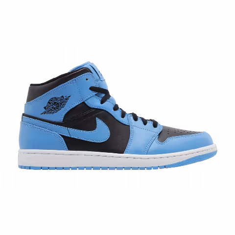 Air Jordan 1 Mid 'University Blue Black'