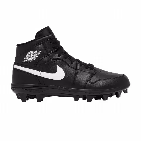 Air Jordan 1 Mid TD Cleat 'Black' 2023