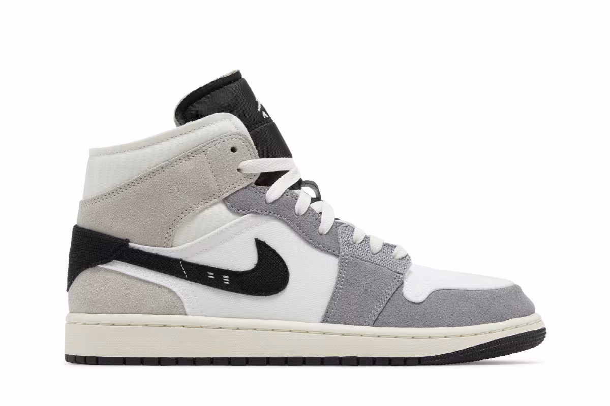 Air Jordan 1 Mid SE Craft Inside Out - Cement Grey, view 2