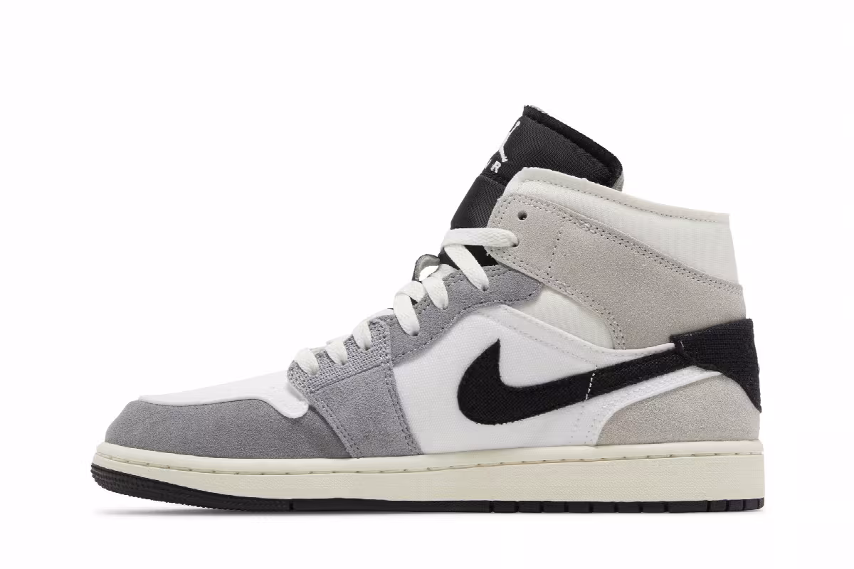 Air Jordan 1 Mid SE Craft Inside Out - Cement Grey, view 4