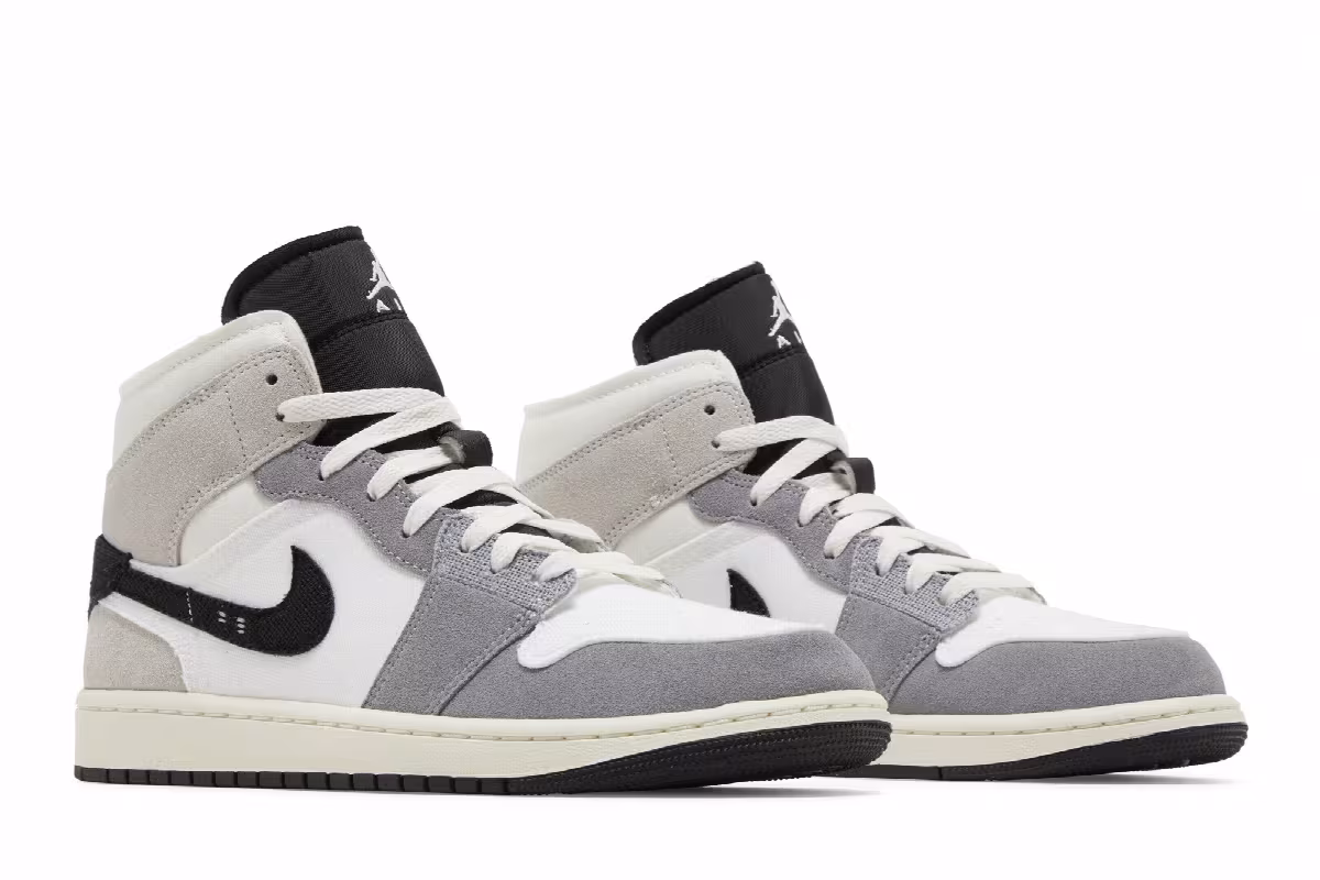 Air Jordan 1 Mid SE Craft Inside Out - Cement Grey, view 9