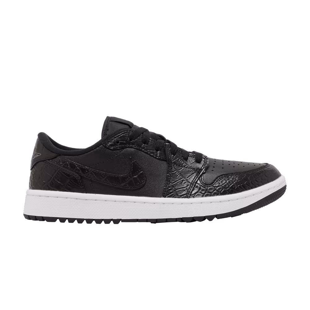 Air Jordan 1 Low Golf Black Crocodile
