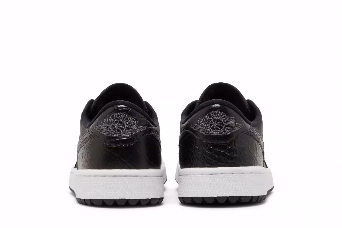 Air Jordan 1 Low Golf Black Crocodile, view 7