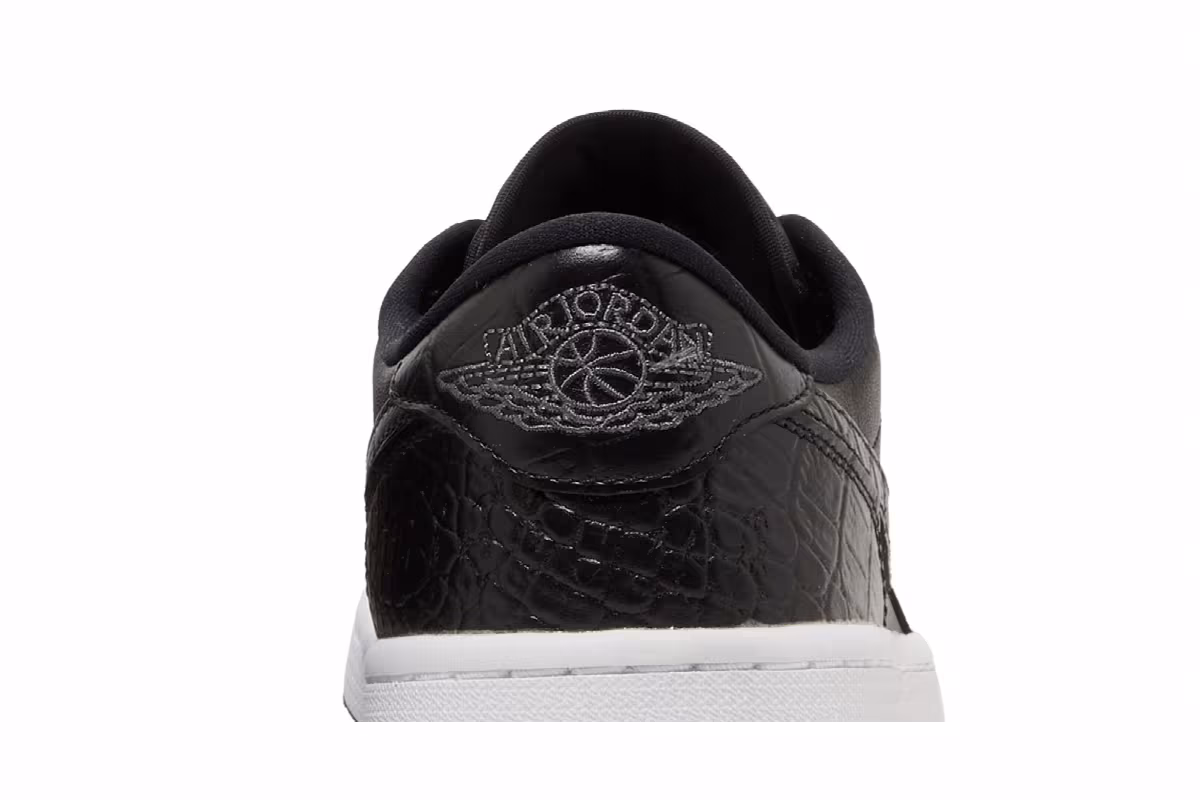Air Jordan 1 Low Golf Black Crocodile, view 8