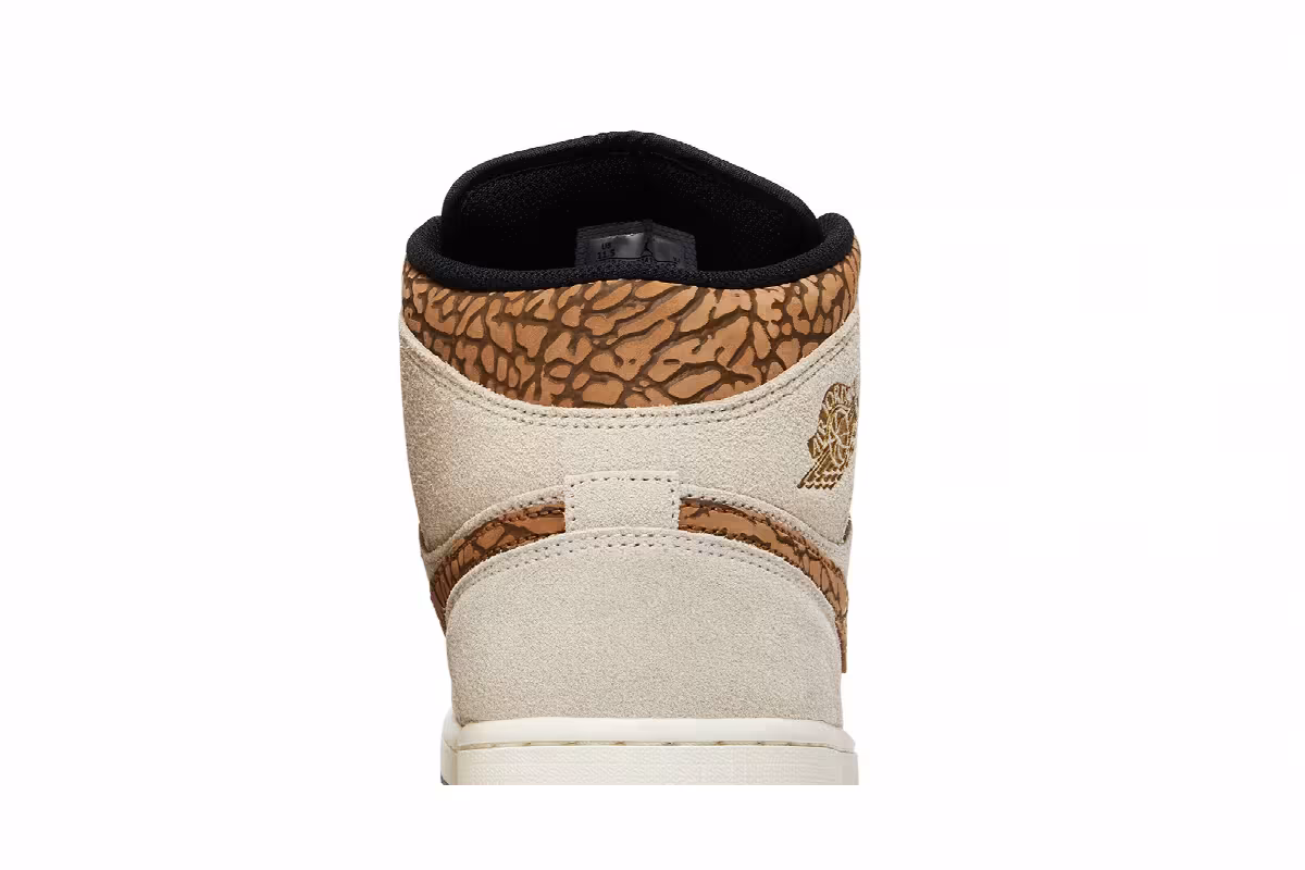 Air Jordan 1 Mid SE Brown Elephant, view 8