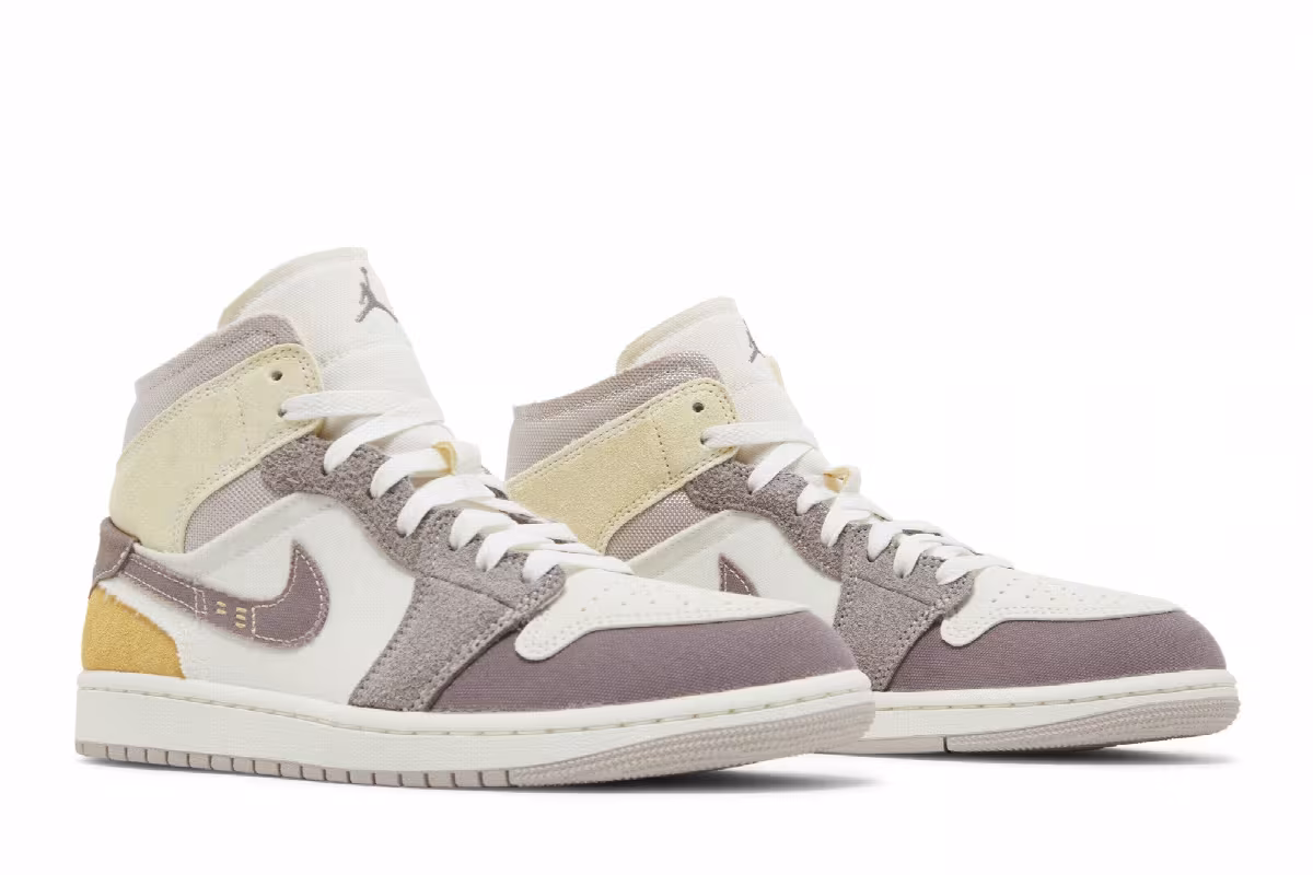 Air Jordan 1 Mid SE Craft Inside Out - Taupe Haze, view 9