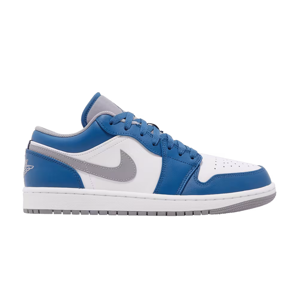 Air Jordan 1 Low True Blue Cement