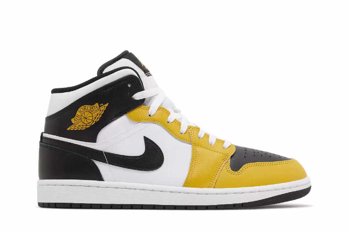 Air Jordan 1 Mid Yellow Ochre, view 2