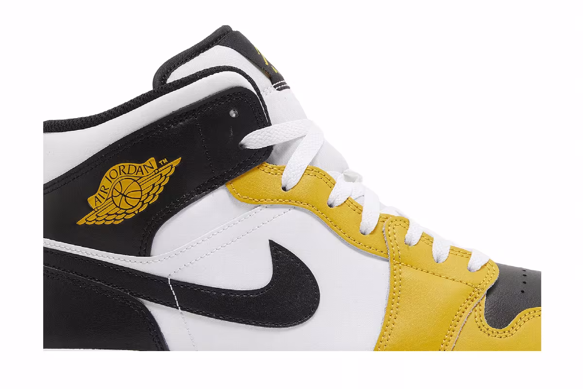 Air Jordan 1 Mid Yellow Ochre, view 3