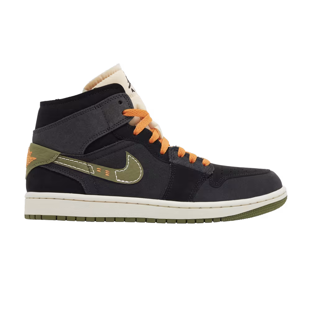 Air Jordan 1 Mid SE Craft Anthracite Light Olive