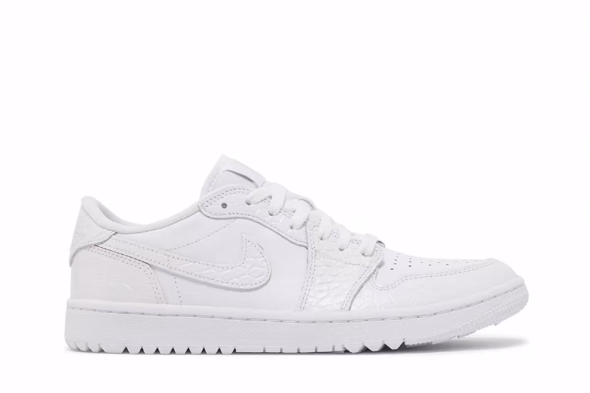 Air Jordan 1 Low Golf White Crocodile, view 2