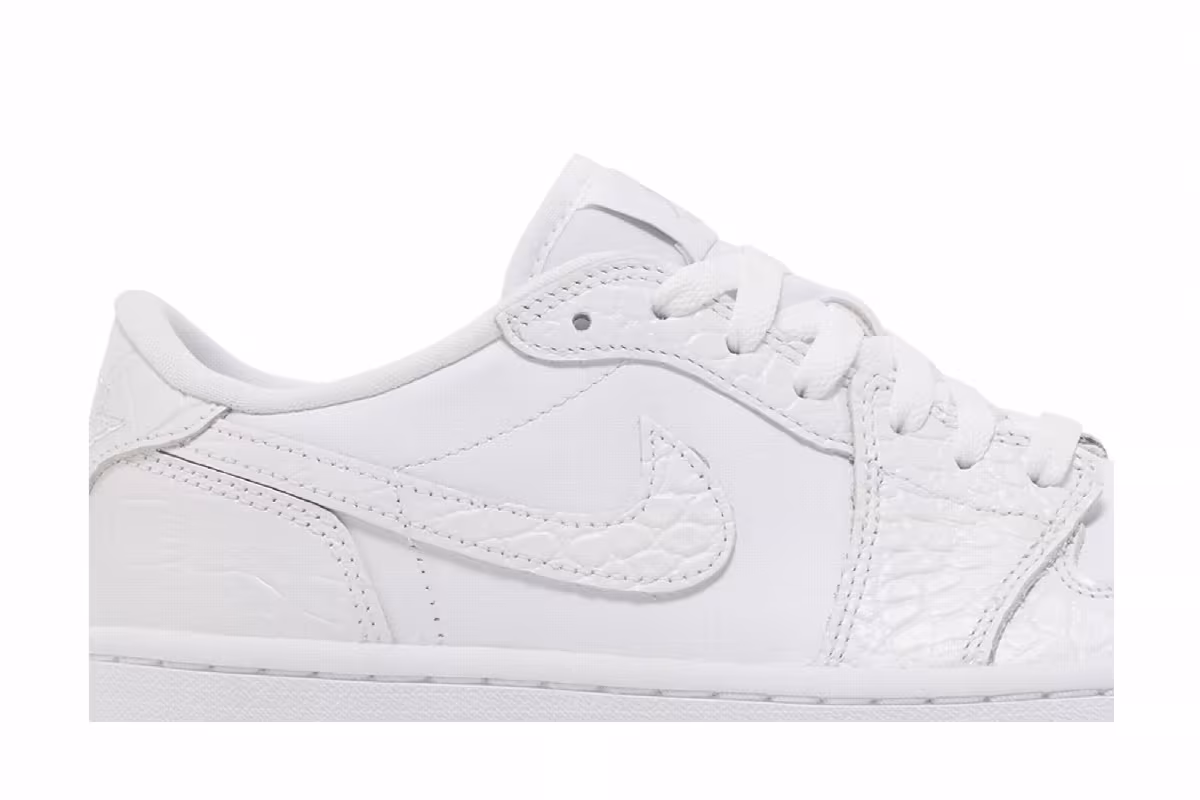 Air Jordan 1 Low Golf White Crocodile, view 3