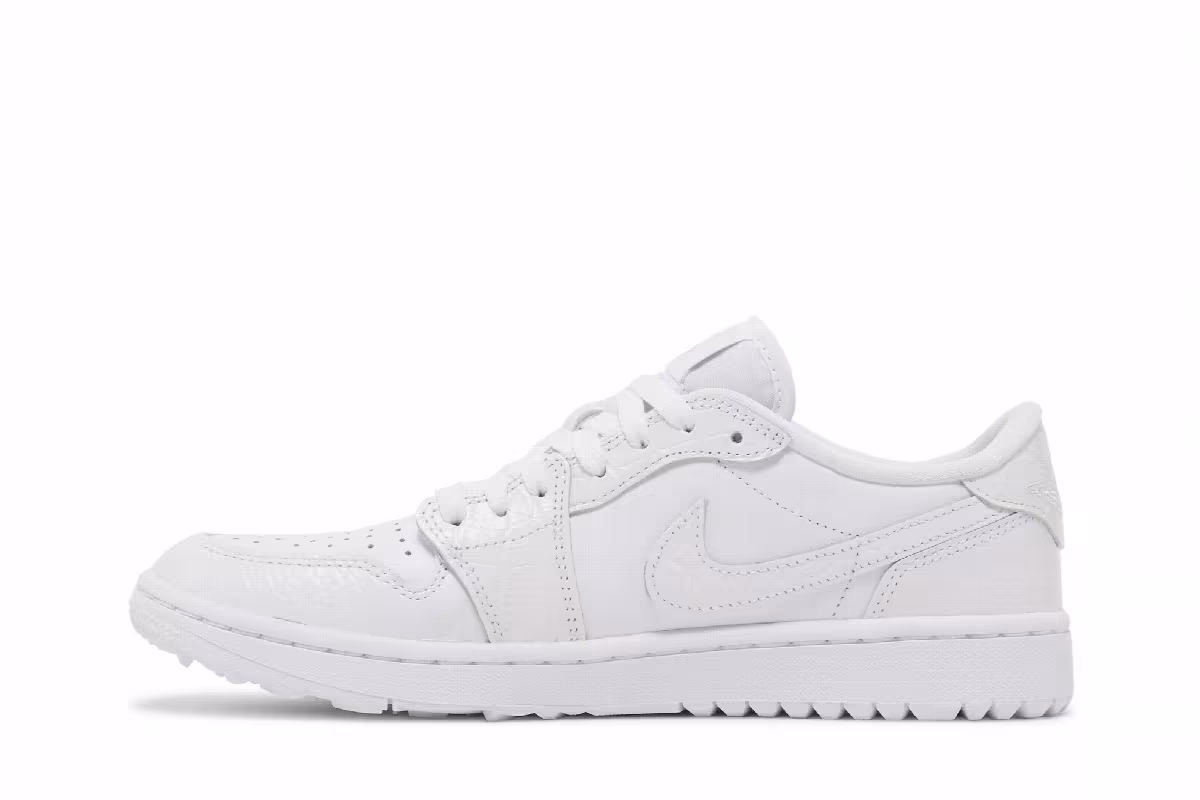 Air Jordan 1 Low Golf White Crocodile, view 4