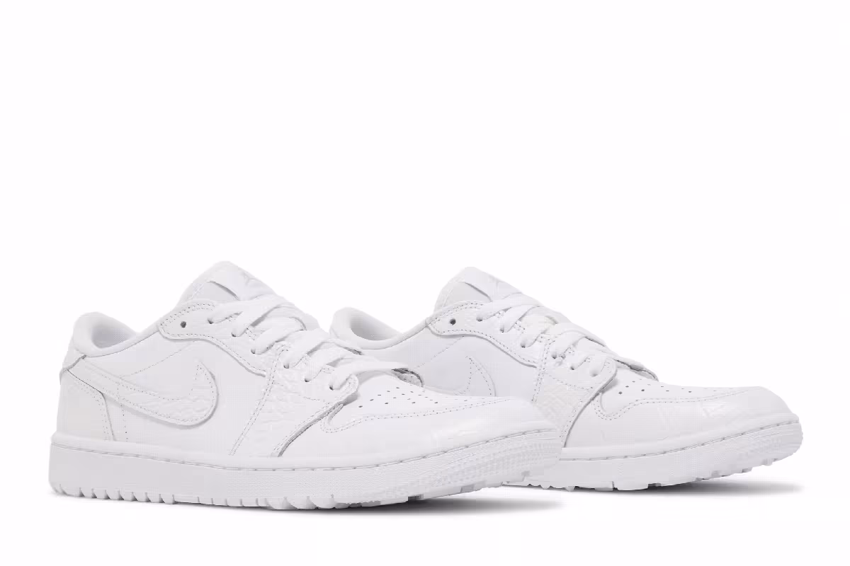 Air Jordan 1 Low Golf White Crocodile, view 9