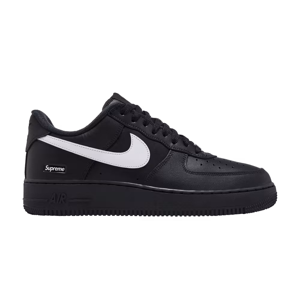 Supreme x Nike Air Force 1 Low Box Logo - Black White