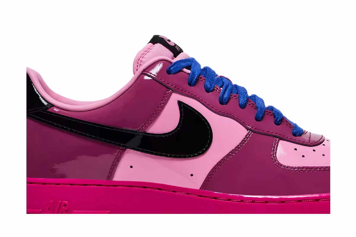 Nike Air Force 1 Low Pink Cooler Patent, view 3