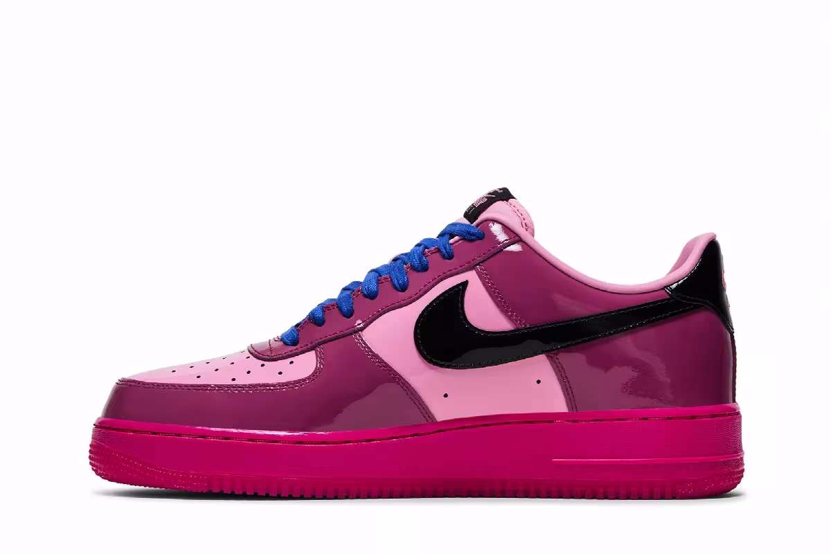 Nike Air Force 1 Low Pink Cooler Patent, view 4