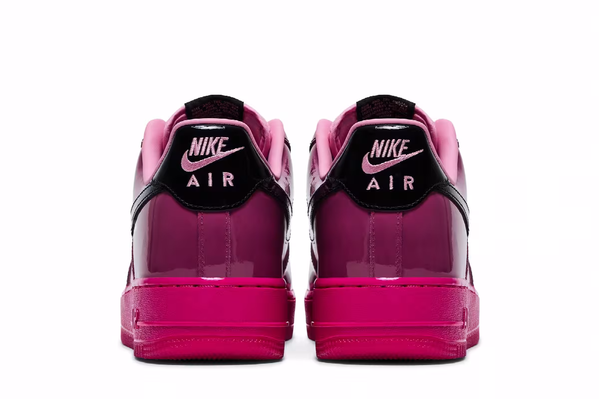 Nike Air Force 1 Low Pink Cooler Patent, view 7
