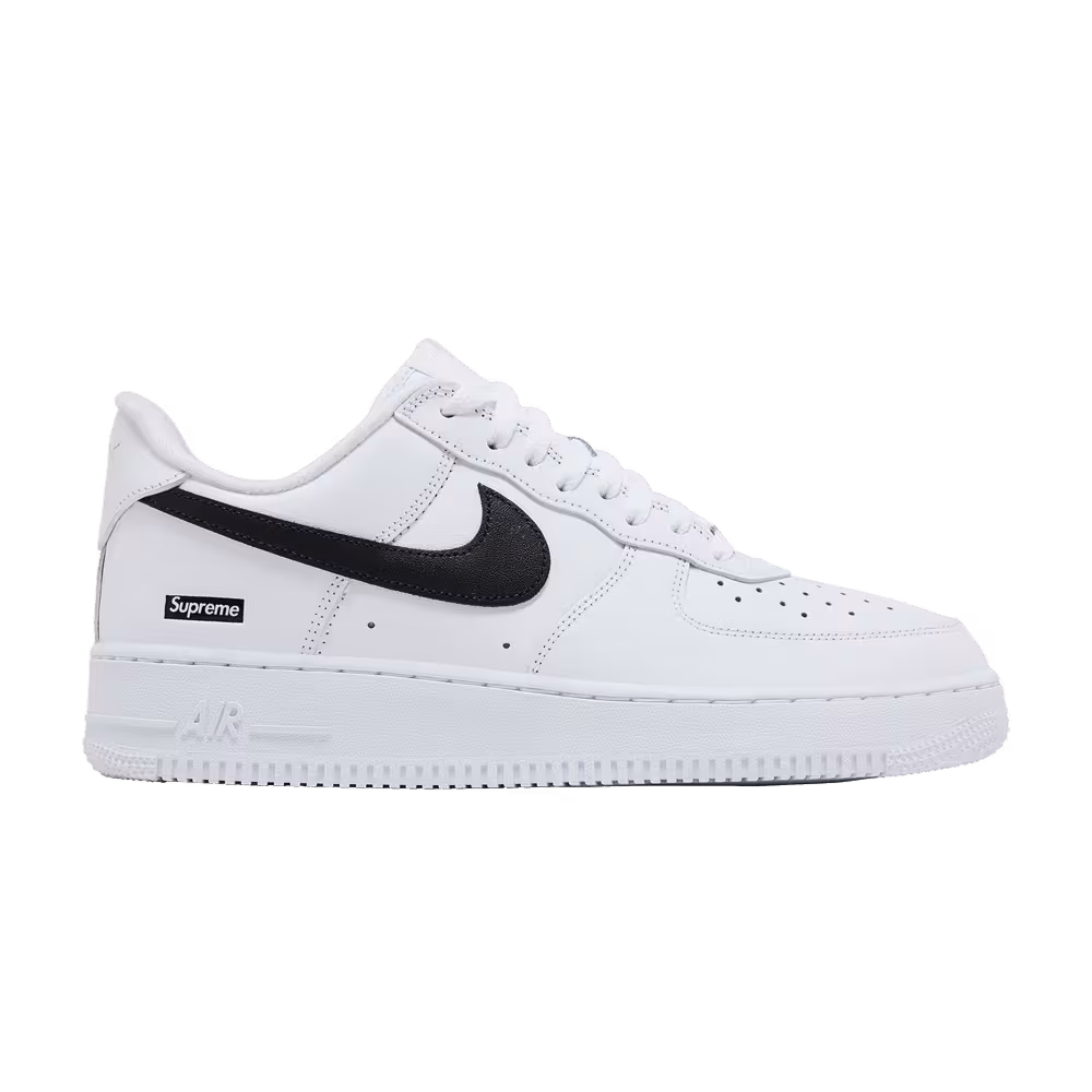 Supreme x Nike Air Force 1 Low Box Logo - White Black