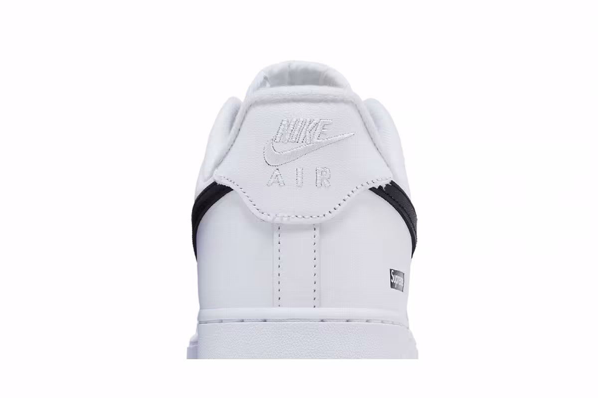 Supreme x Nike Air Force 1 Low Box Logo - White Black, view 8