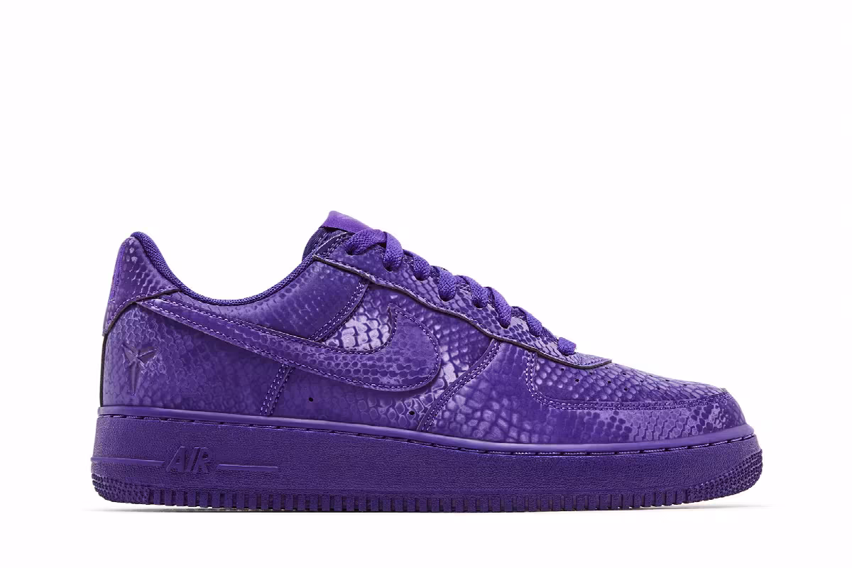 Kobe Bryant x Nike Air Force 1 Low Court Purple, view 2