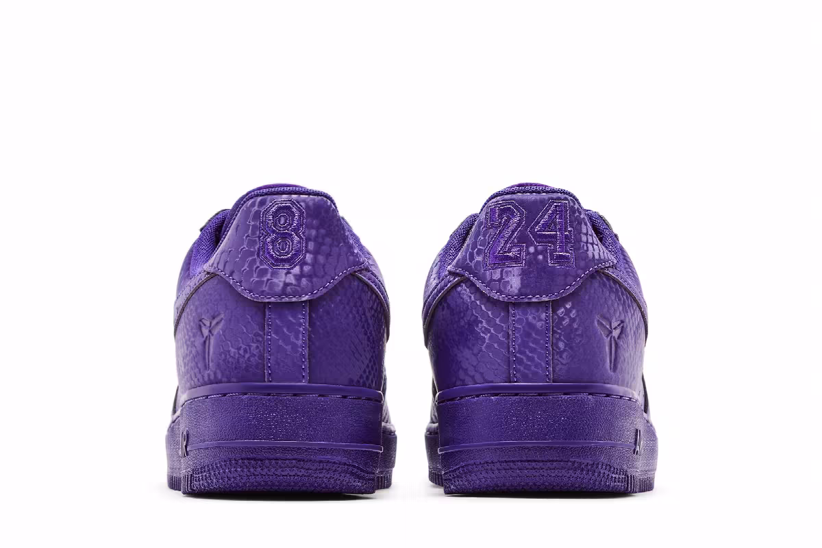 Kobe Bryant x Nike Air Force 1 Low Court Purple, view 7