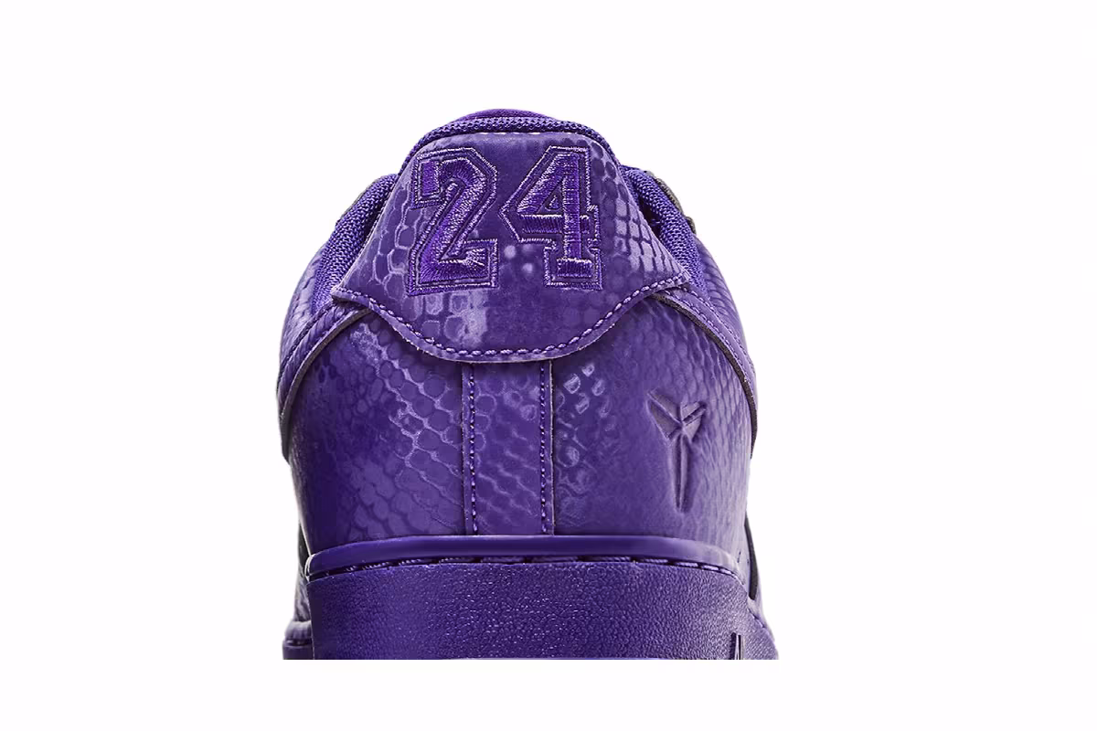 Kobe Bryant x Nike Air Force 1 Low Court Purple, view 8
