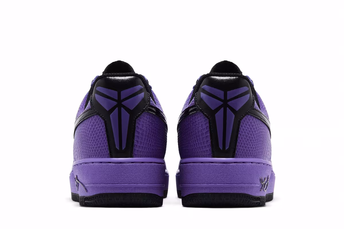 Kobe Bryant x FC Barcelona x Nike Air Force 1 Low Protro Persian Violet, view 7
