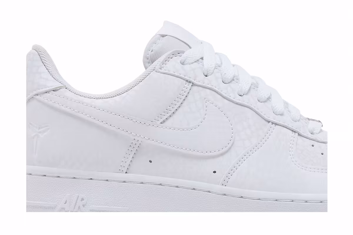 Kobe Bryant x Nike Air Force 1 Low Forever White, view 3