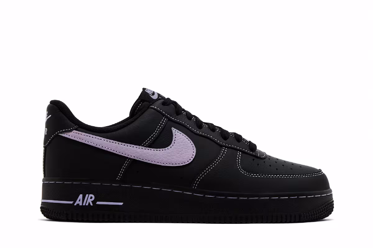 Nike Air Force 1 Hydrangeas Black, view 2