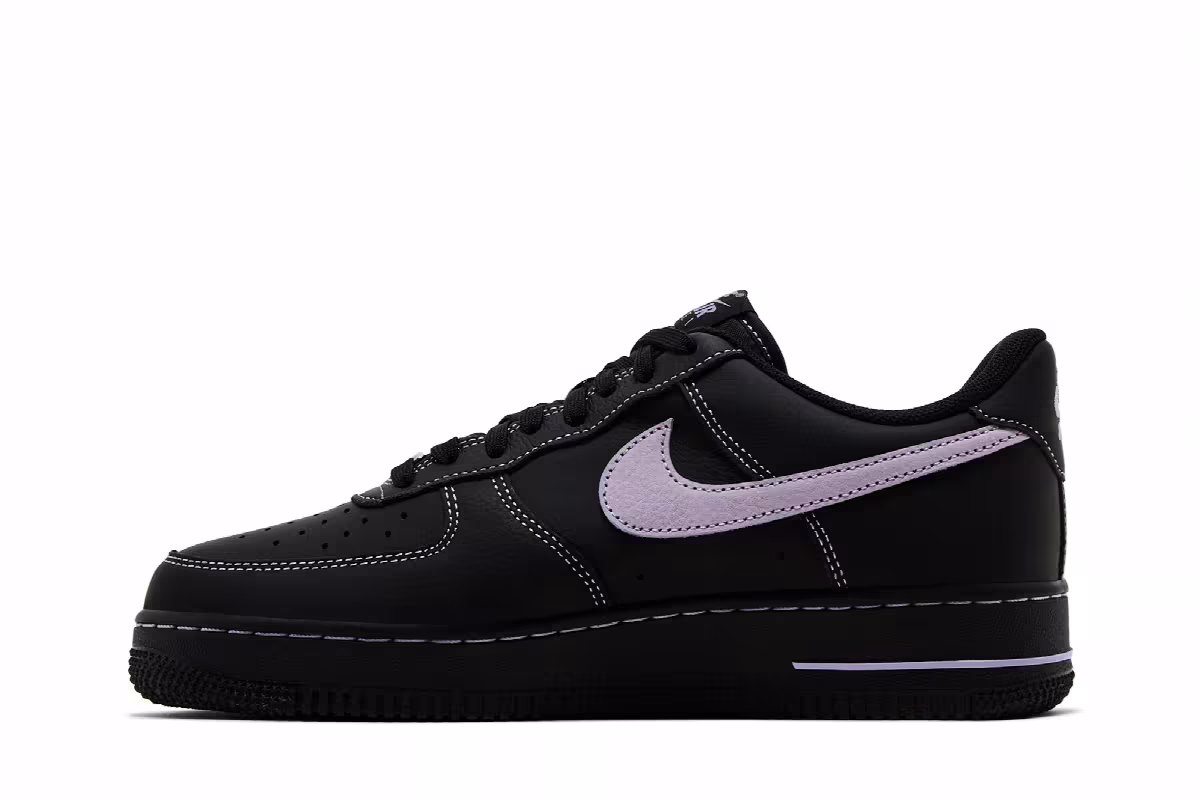 Nike Air Force 1 Hydrangeas Black, view 4
