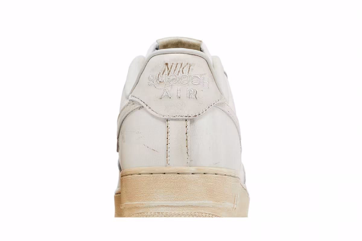 Nike Air Force 1 Low Smoke and Mirrors Pack - Dirty Triple White, view 8