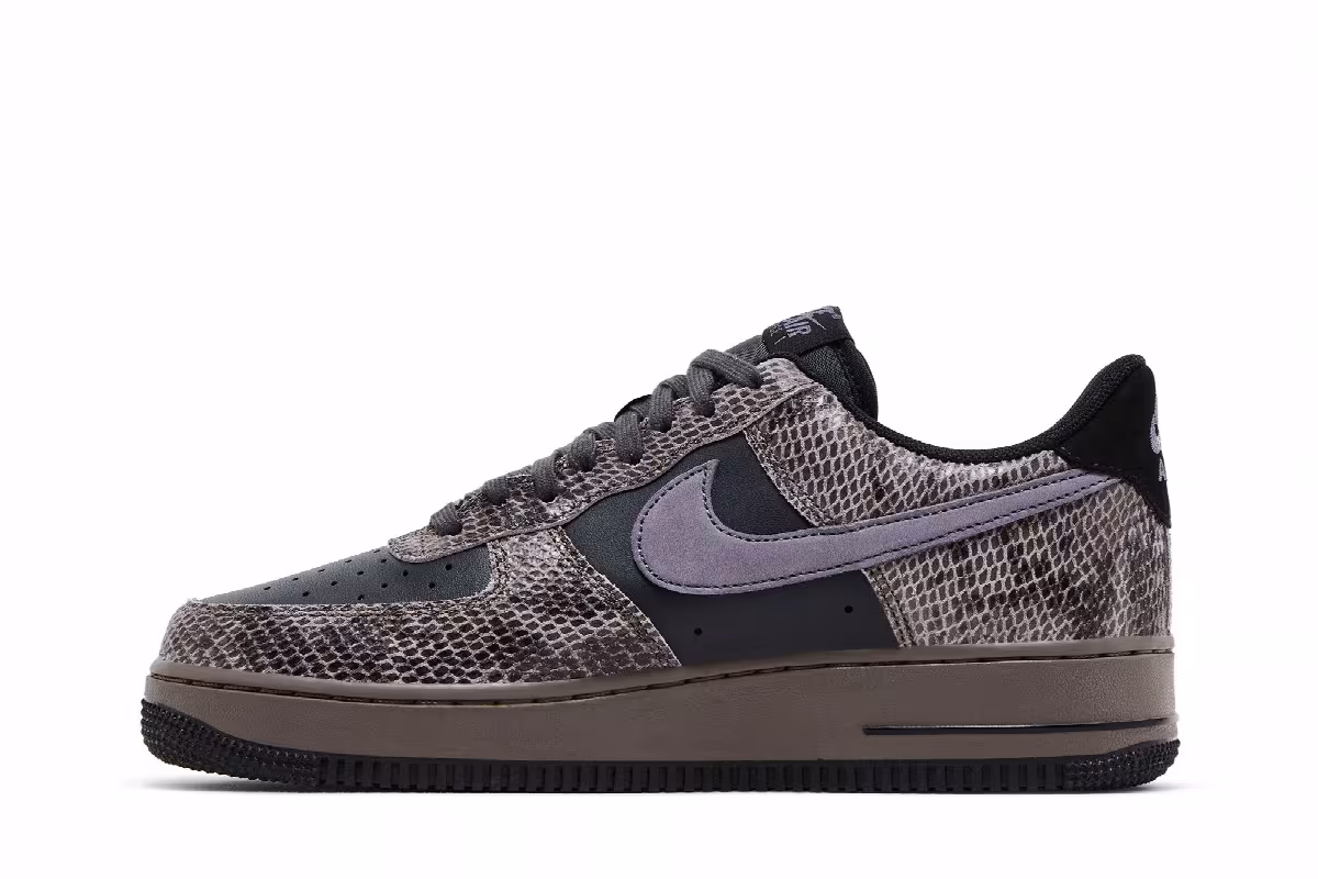 Nike Air Force 1 Snakeskin Pack - Off Noir, view 4