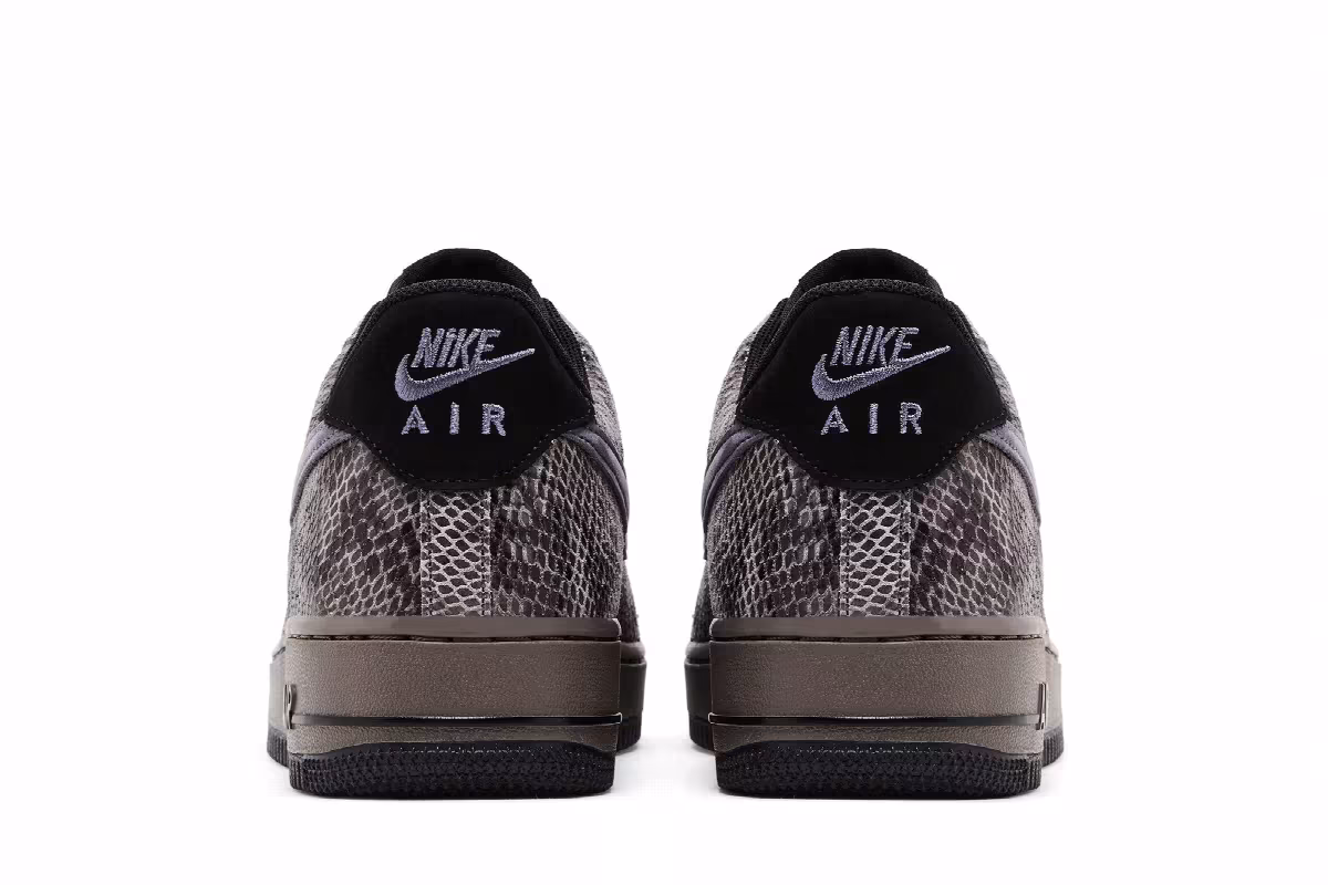 Nike Air Force 1 Snakeskin Pack - Off Noir, view 7